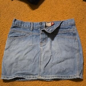 Denim Mini Skirt